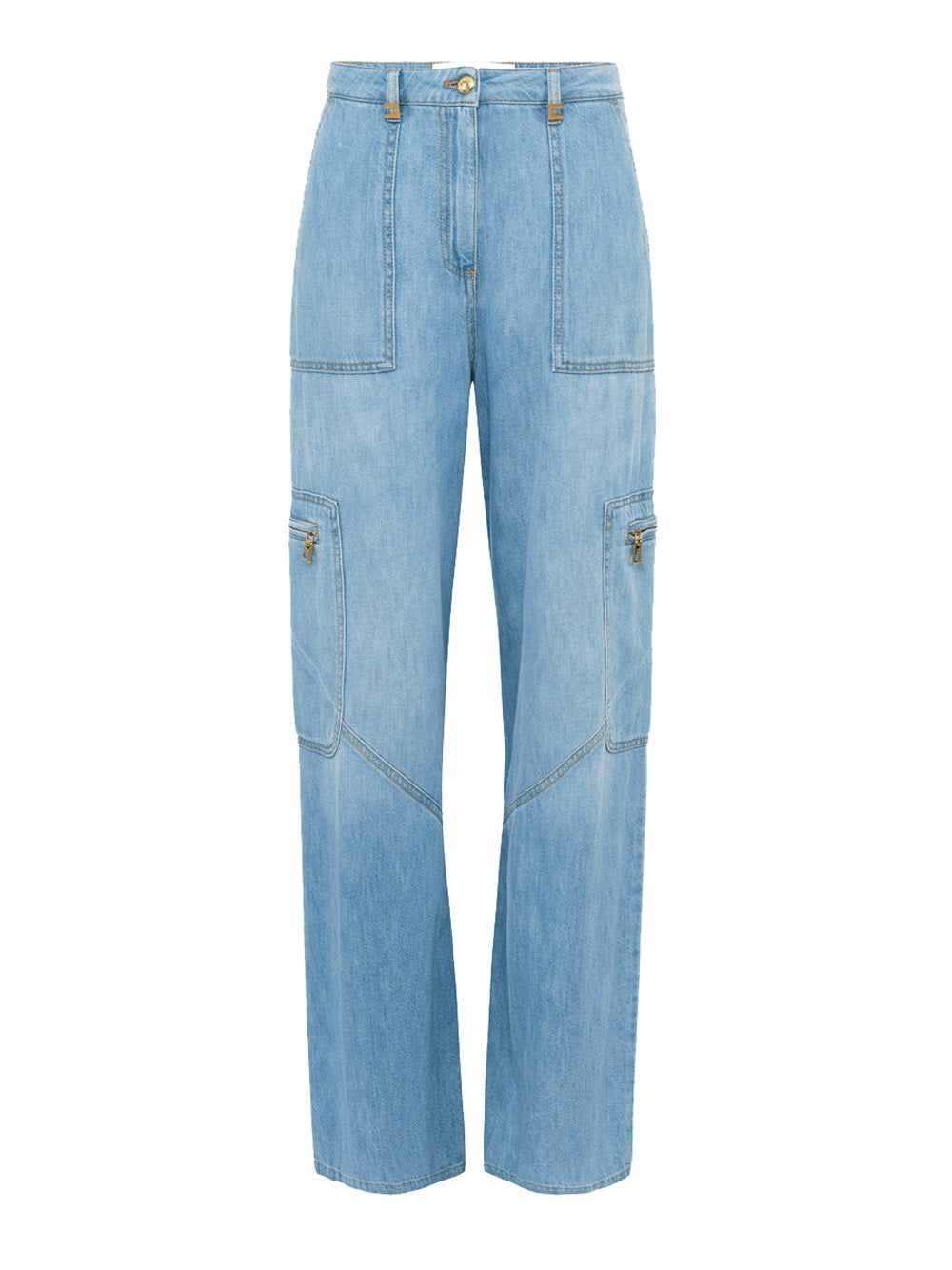Jeans Cargo Elisabetta Franchi da Donna - Denim