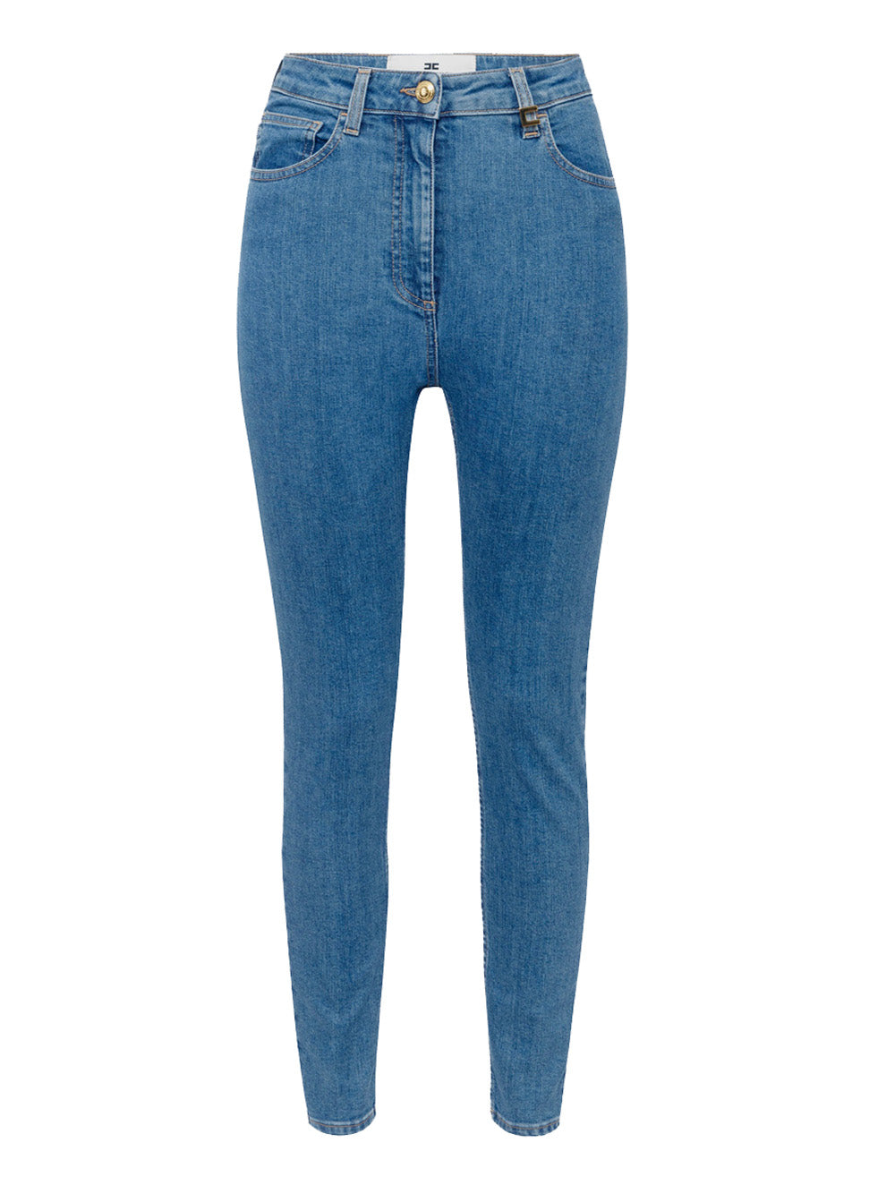 Jeans Slim Elisabetta Franchi da Donna - Denim