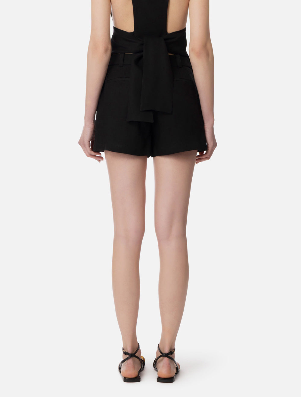 Shorts Elisabetta Franchi da Donna - Nero