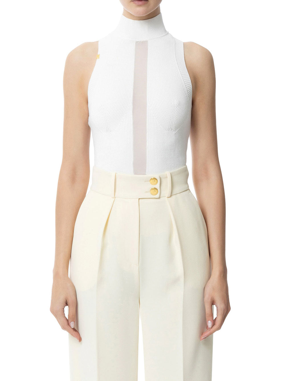 Top Elisabetta Franchi da Donna - Avorio