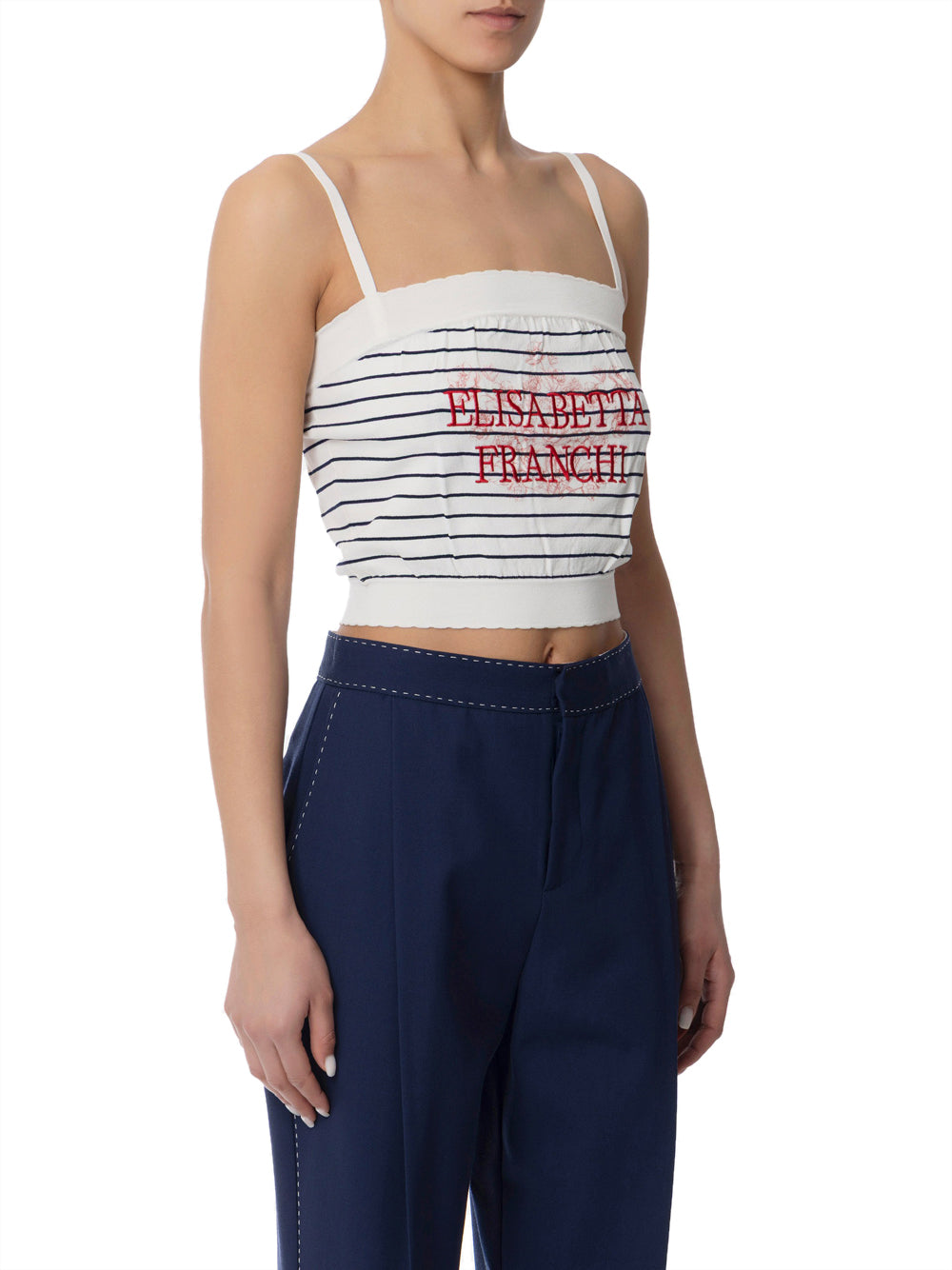 Top Elisabetta Franchi da Donna - Avorio