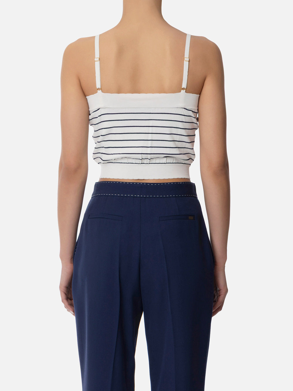 Top Elisabetta Franchi da Donna - Avorio