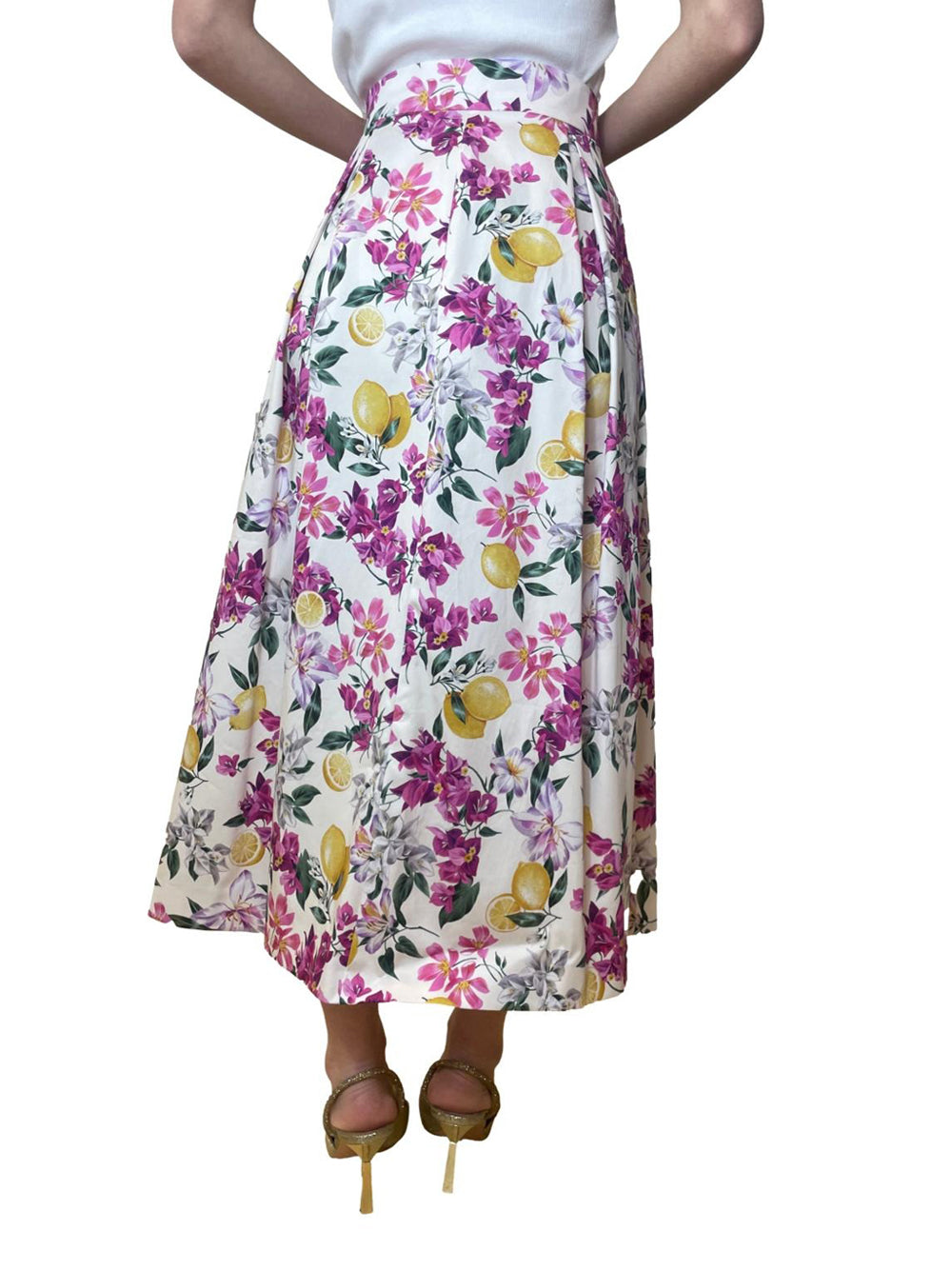 Gonna Longuette Emme Marella Newport da Donna - Floreale Multicolore
