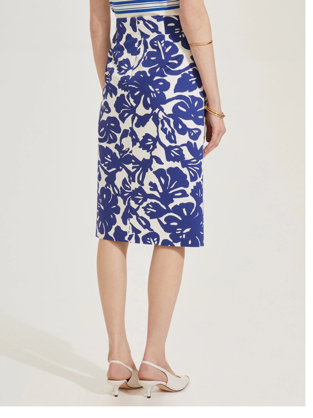 Gonna Midi Emme Marella Calcio da Donna - Blu