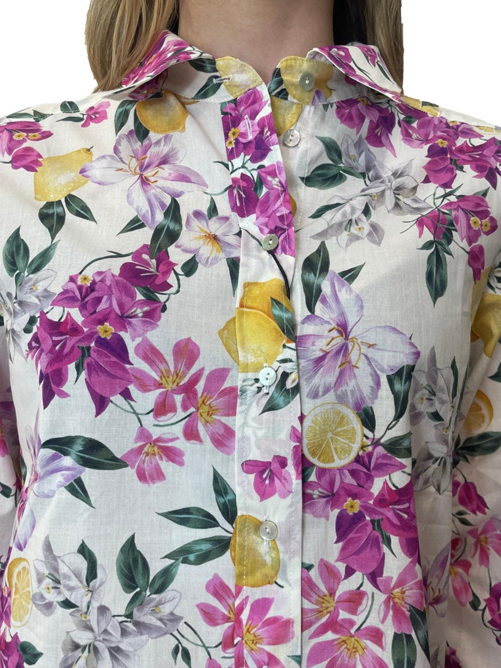 Camicia Fantasia Emme Marella Tritone da Donna - Floreale Multicolore