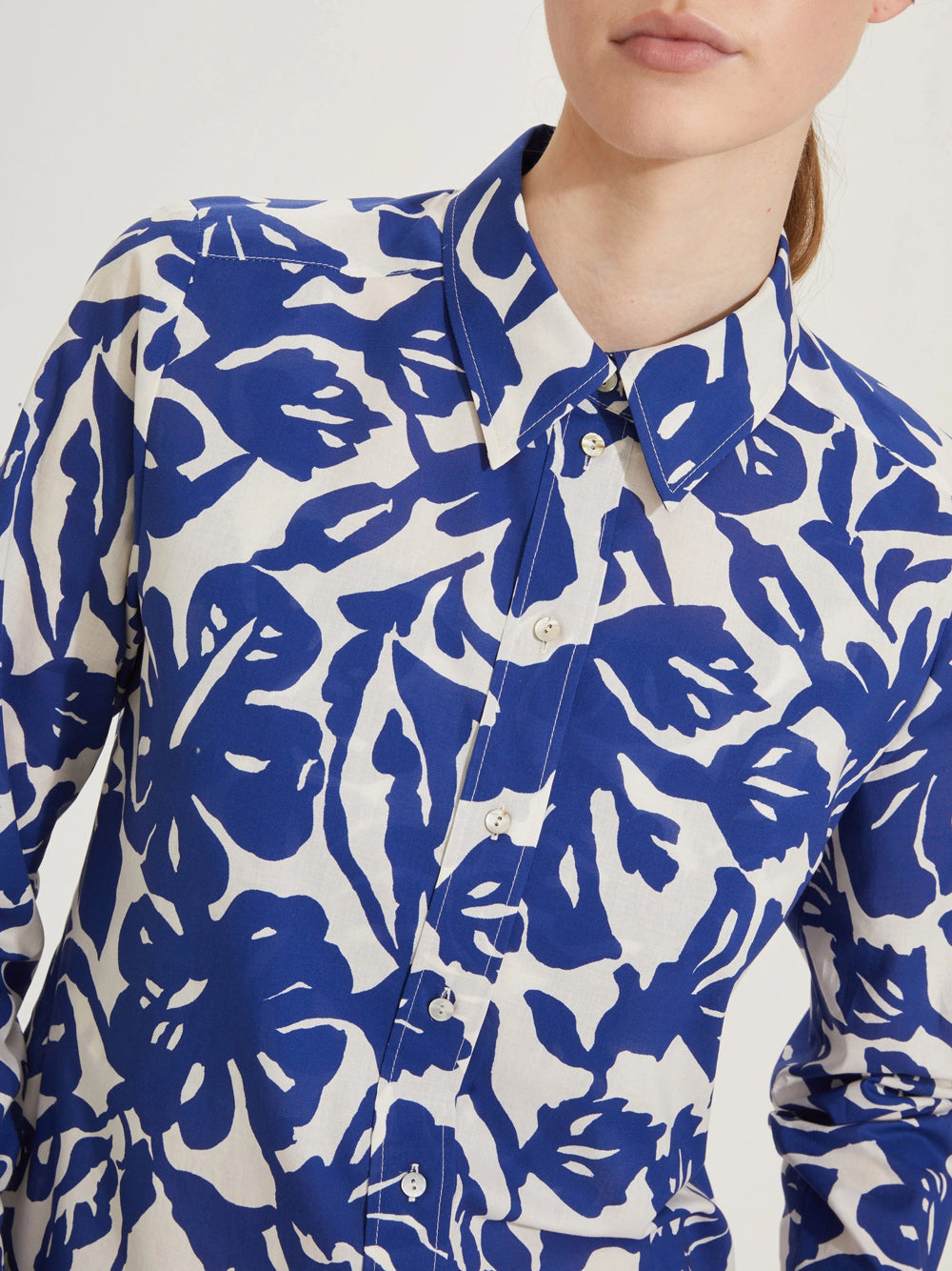 Camicia Fantasia Emme Marella Tritone da Donna - Blu