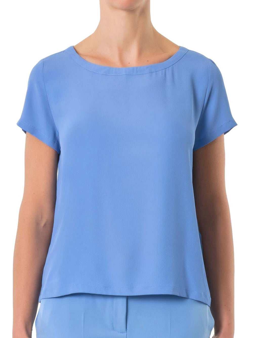 Blusa Emme Marella Inn da Donna - Celeste