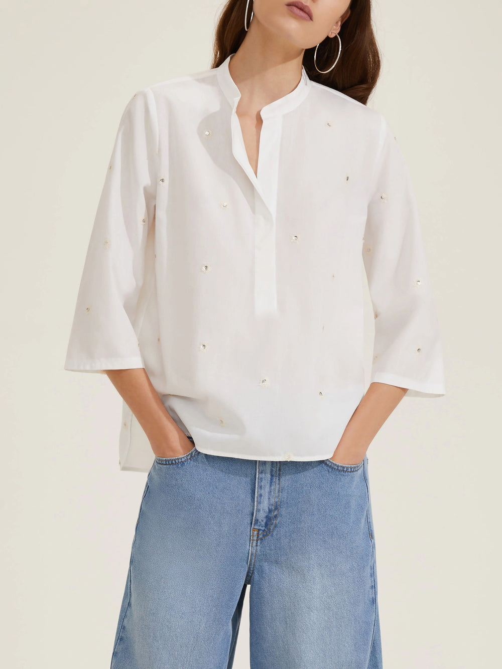 Blusa Emme Marella Brusson da Donna - Bianco