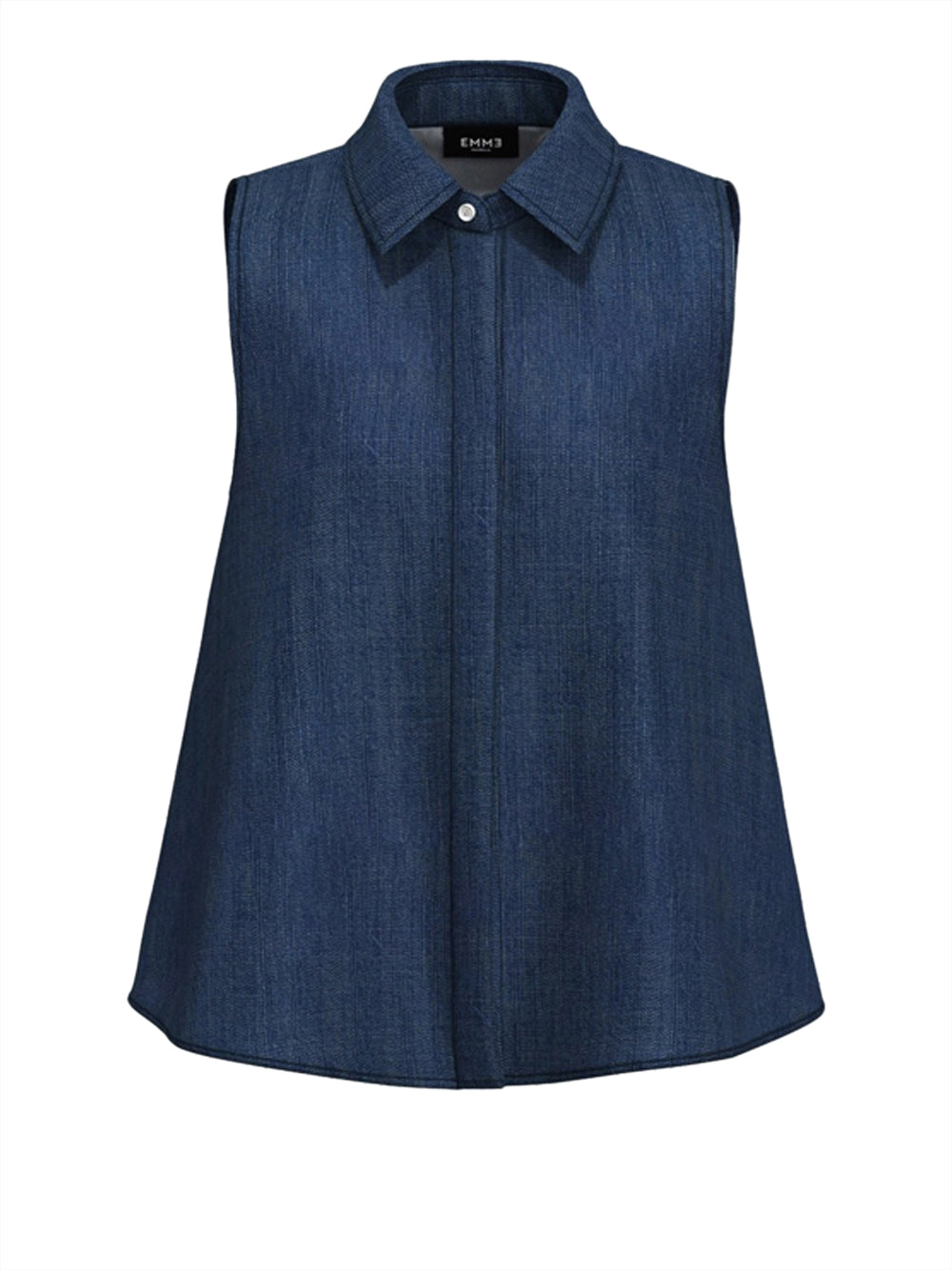 Blusa Jeans Emme Marella Scapo da Donna - Denim