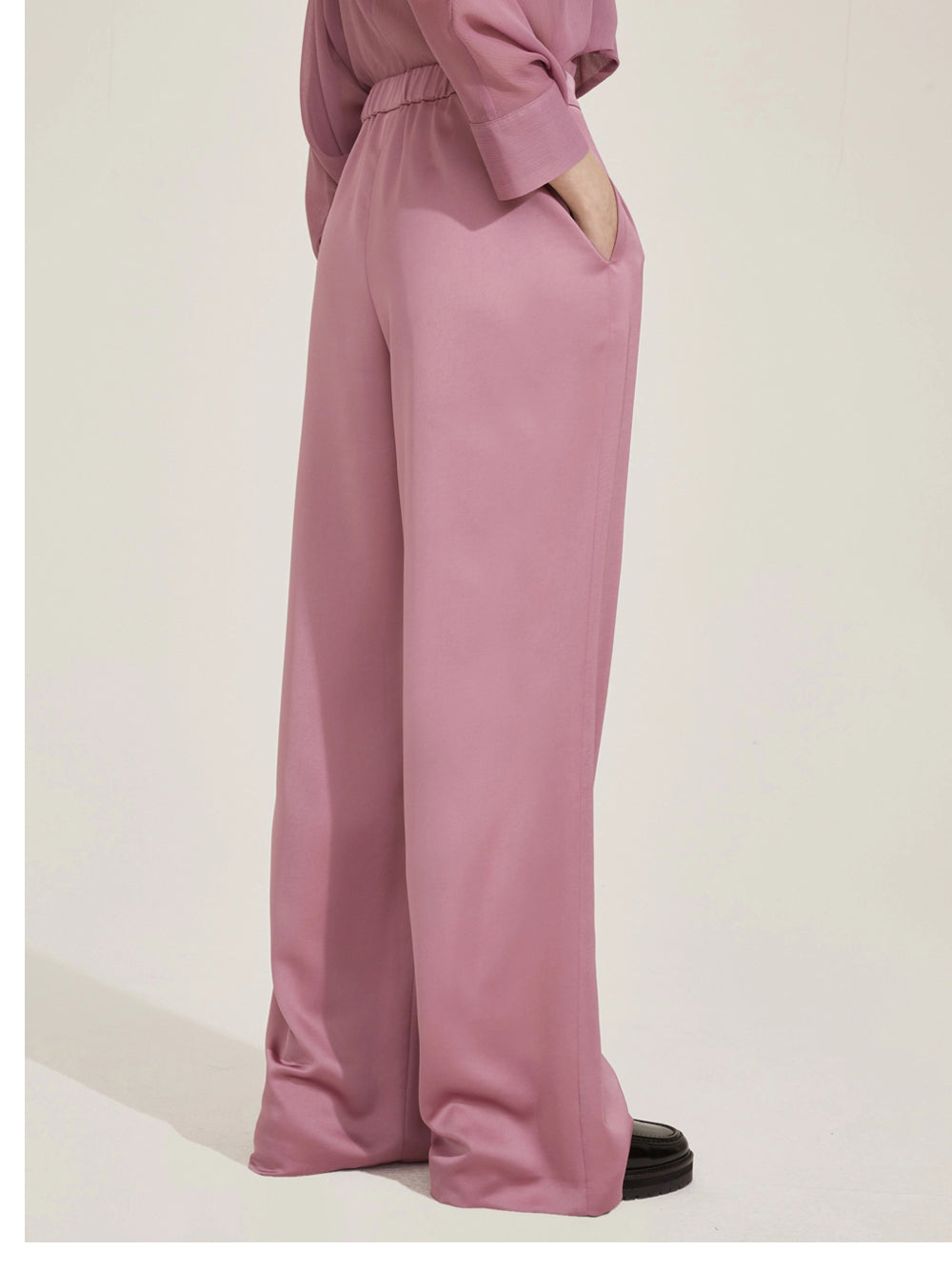 Pantalone Zampa Emme Marella Ermanna da Donna - Viola