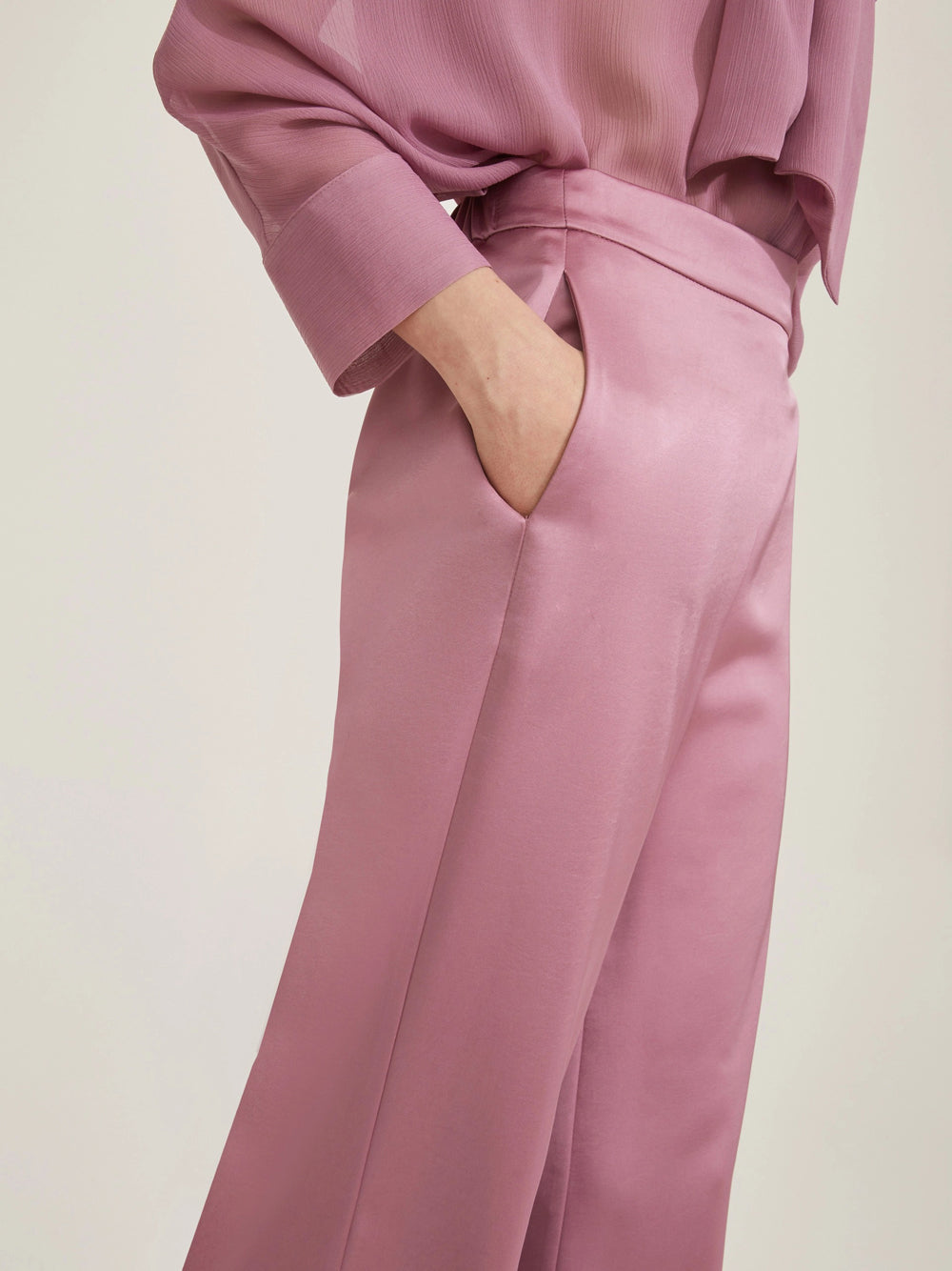 Pantalone Zampa Emme Marella Ermanna da Donna - Viola