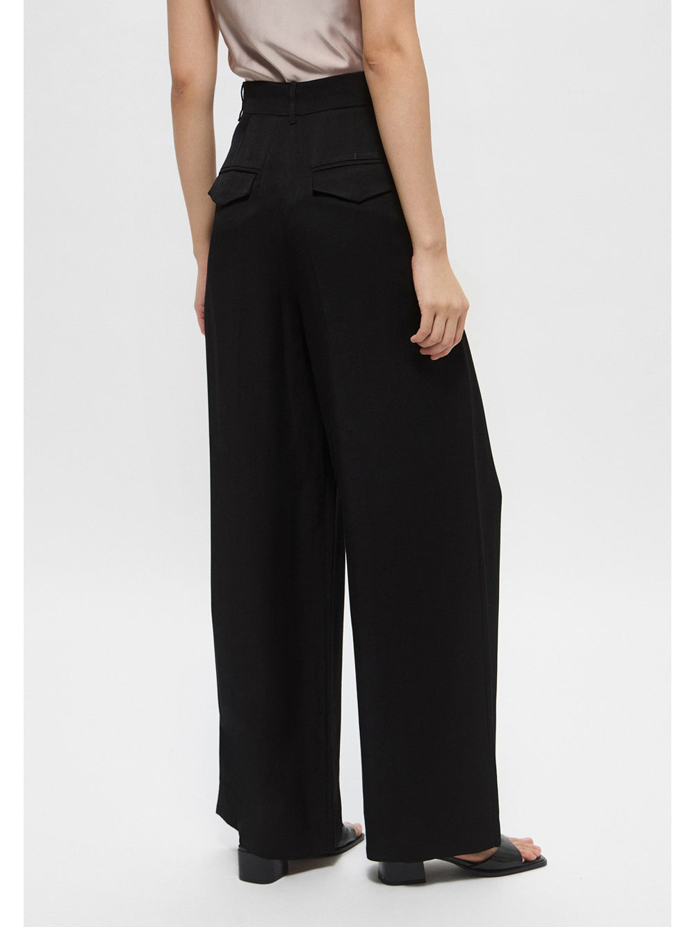 Pantalone Palazzo Emme Marella Pianosa da Donna - Nero
