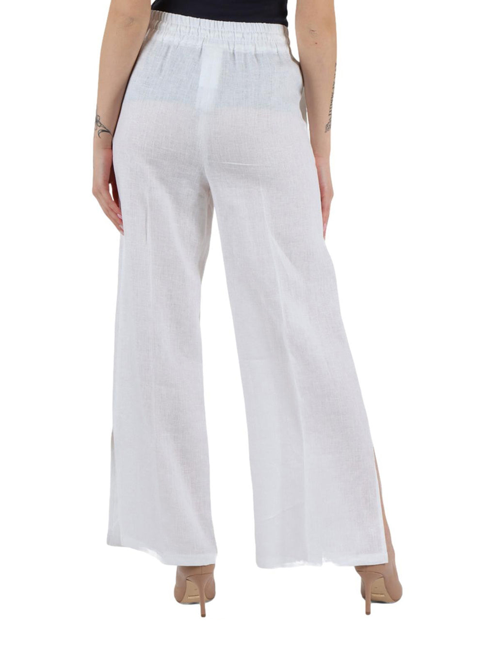 Pantalone Palazzo Emme Marella Dance da Donna - Bianco