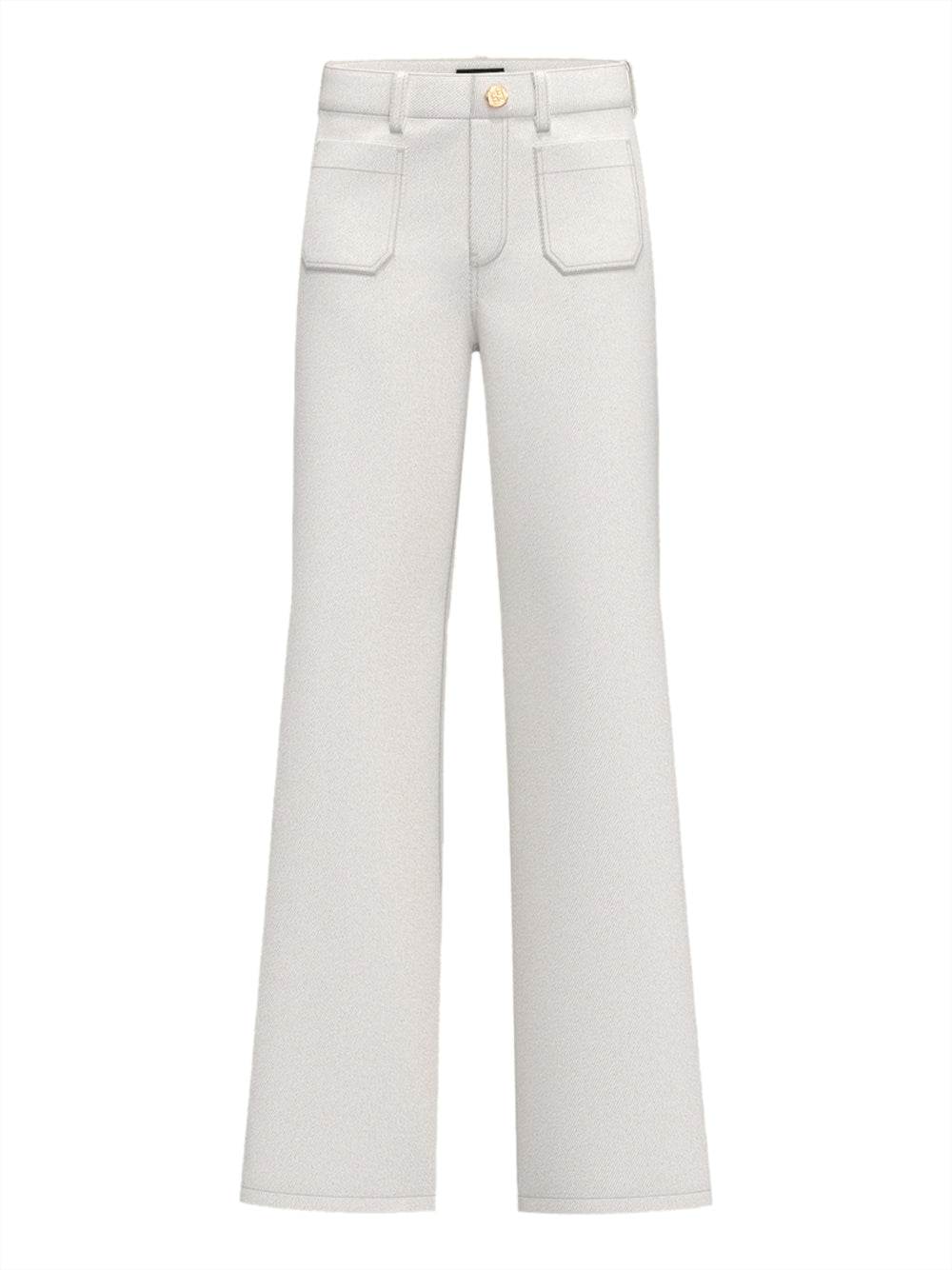 Pantalone Palazzo Emme Marella Samovar da Donna - Bianco