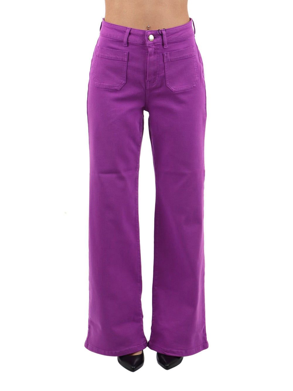 Pantalone Palazzo Emme Marella Samovar da Donna - Viola