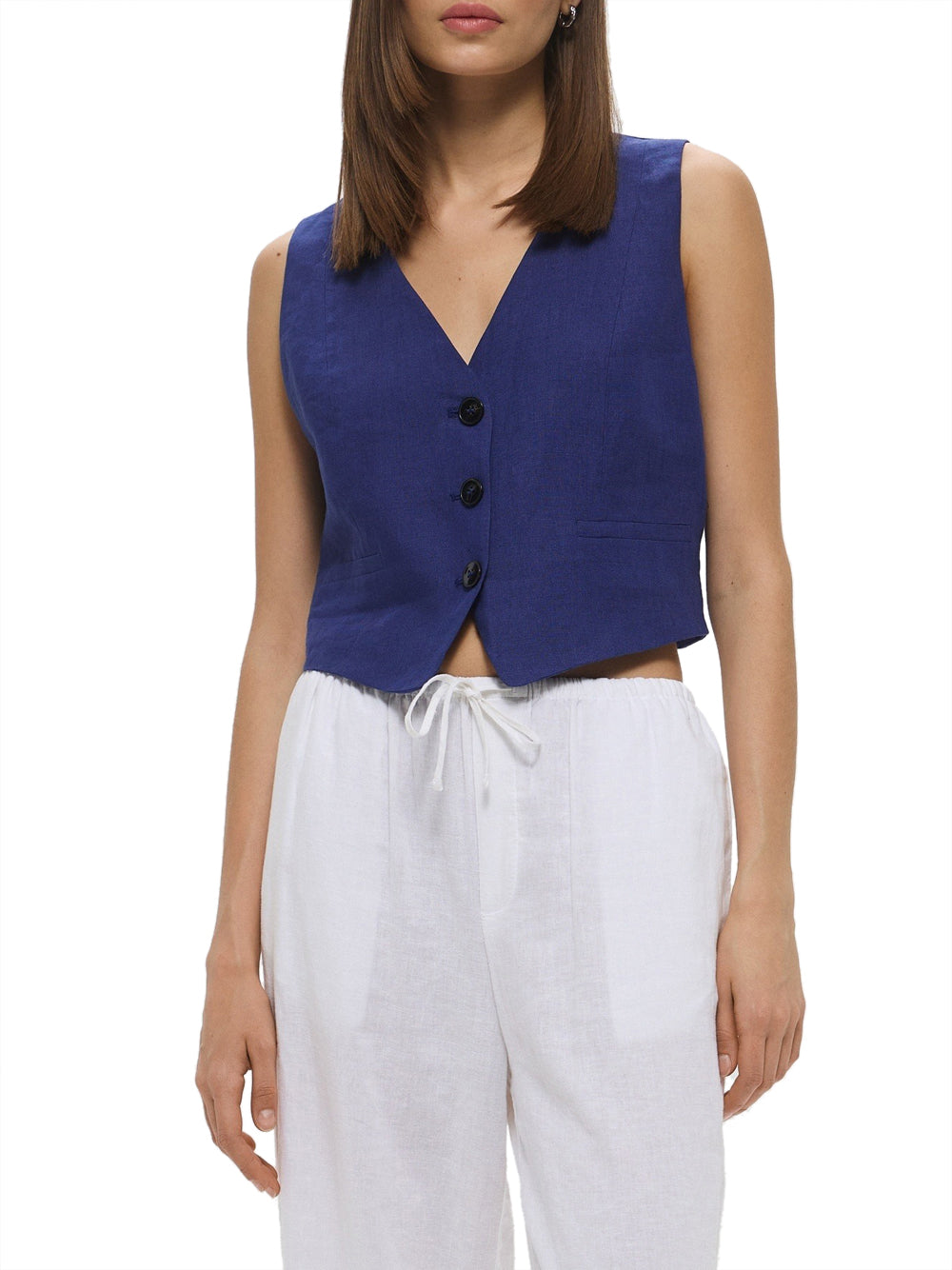 Gilet Emme Marella Anemone da Donna - Blu