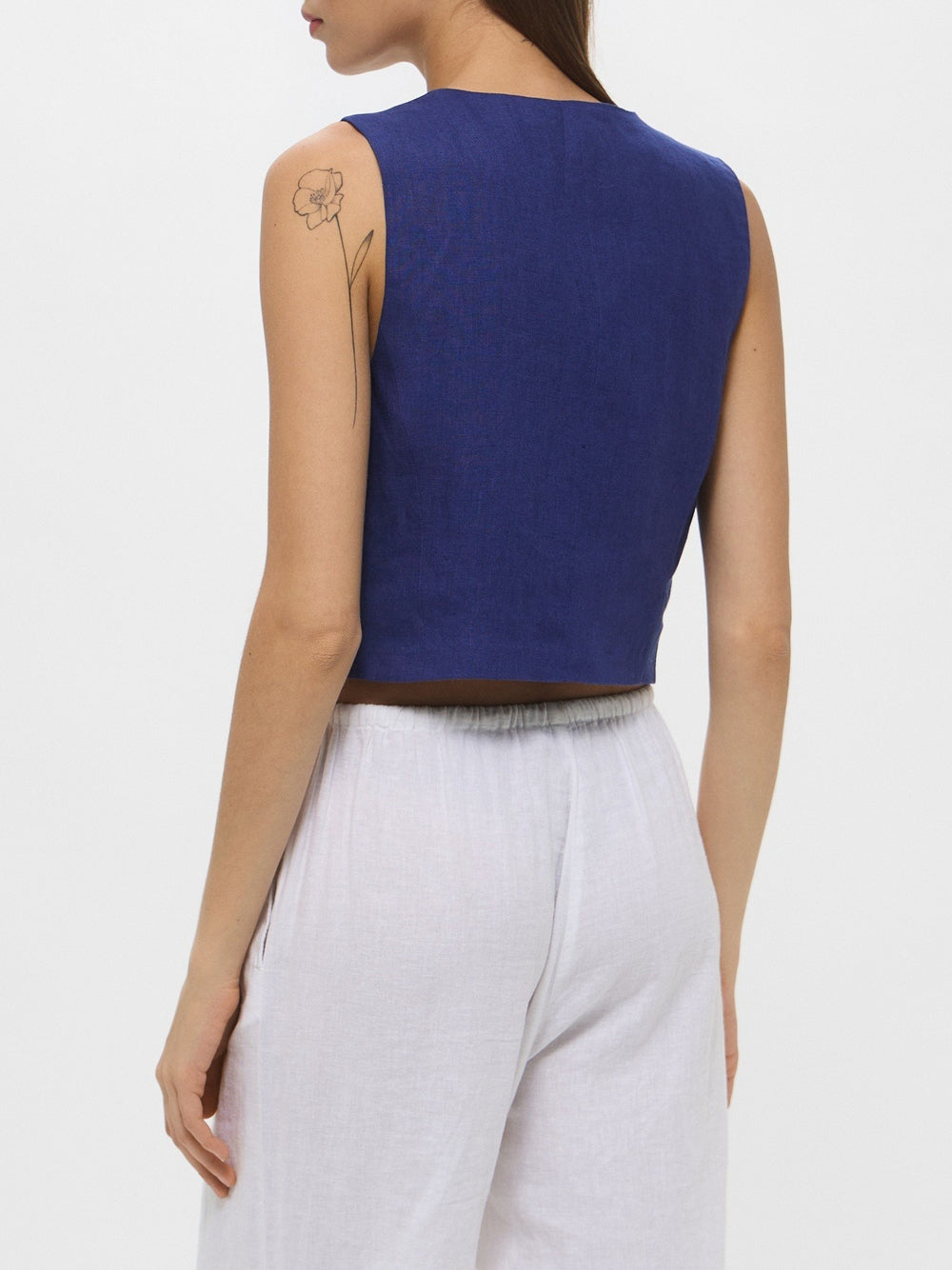 Gilet Emme Marella Anemone da Donna - Blu