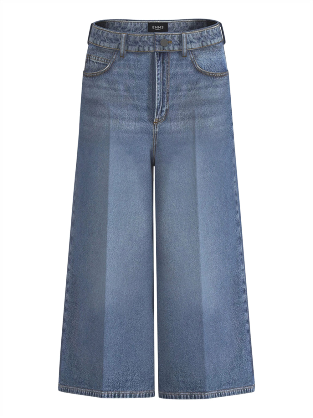 Jeans Wide Cropped Emme Marella da Donna - Denim