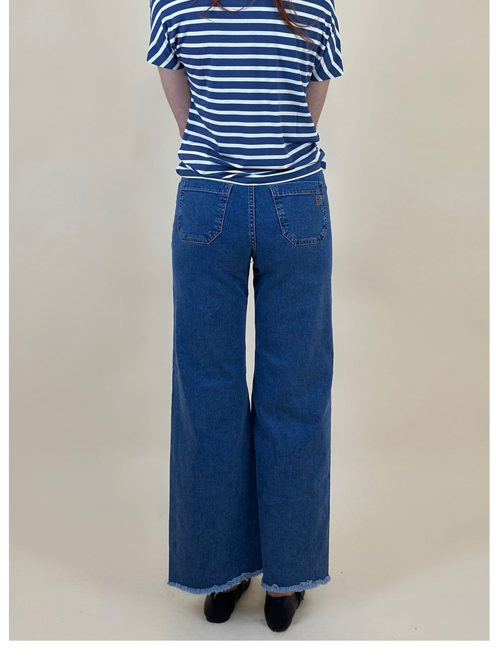 Jeans Wide Emme Marella Palma da Donna - Denim