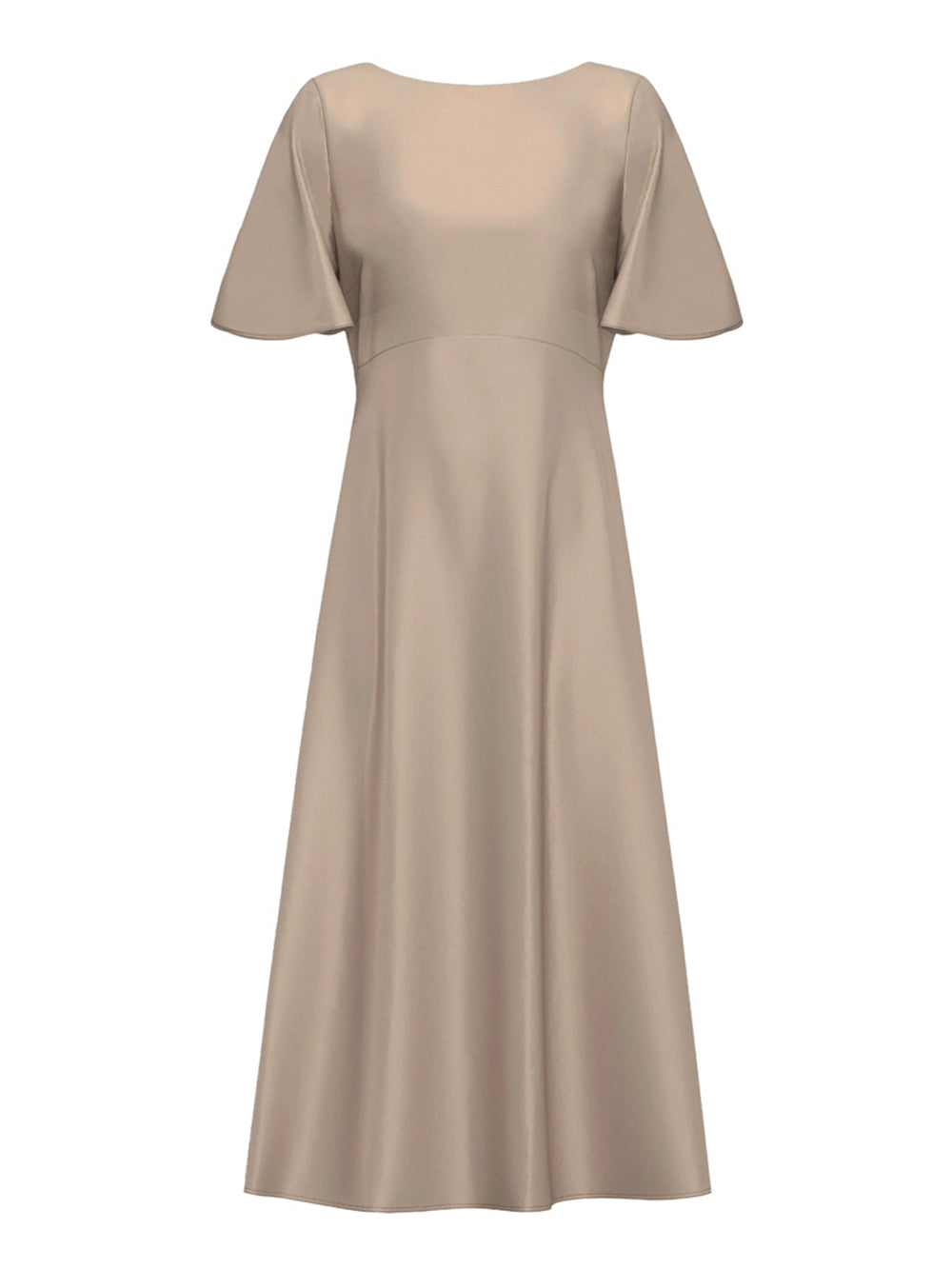 Vestito Longuette Emme Marella Bis da Donna - Marrone