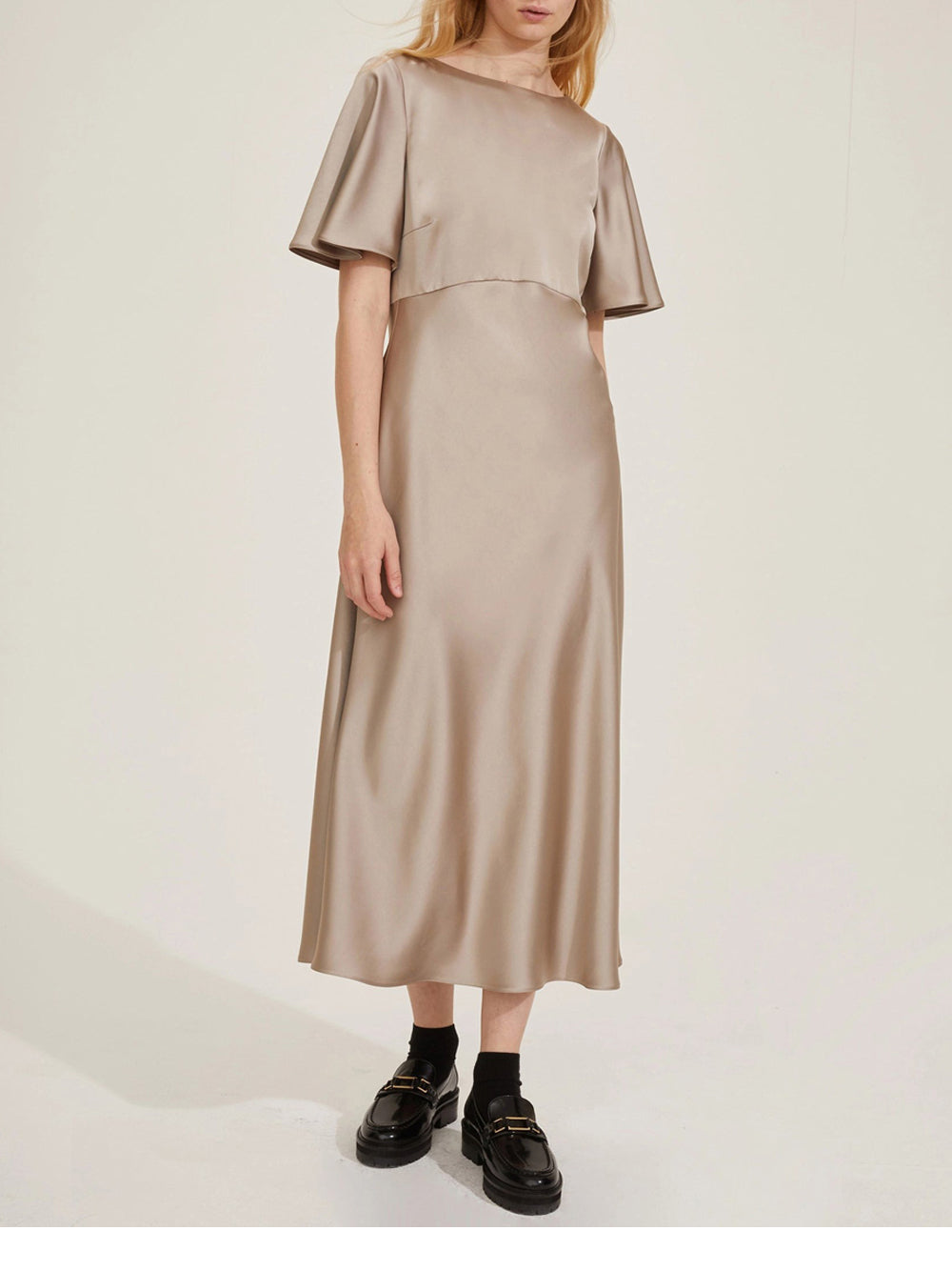 Vestito Longuette Emme Marella Bis da Donna - Marrone