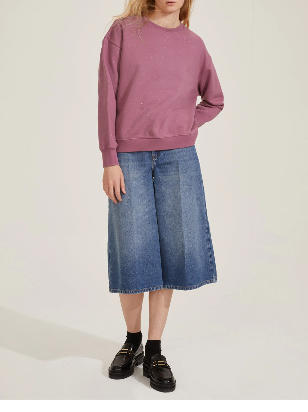 Felpa Emme Marella Nova da Donna - Viola