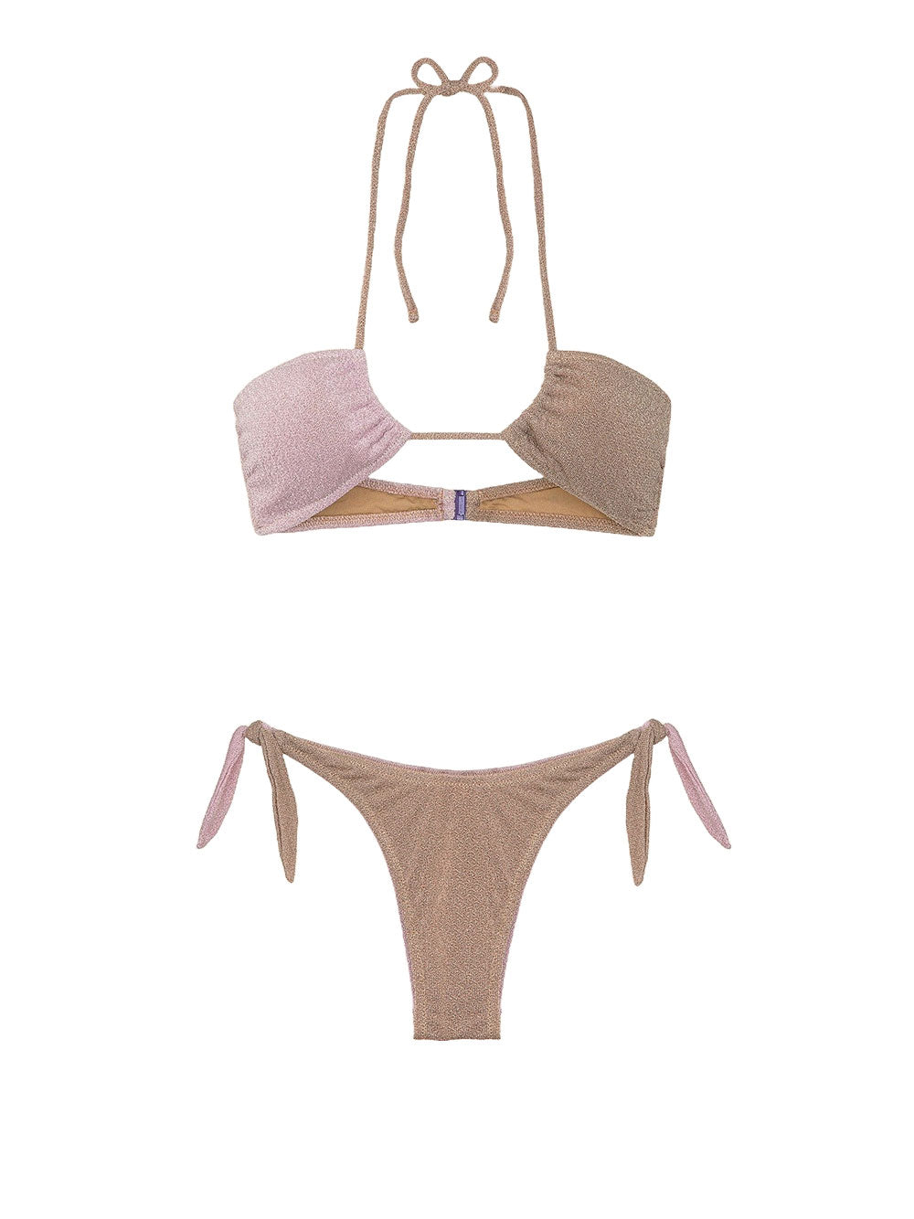 Bikini Set F**K da Donna - Oro