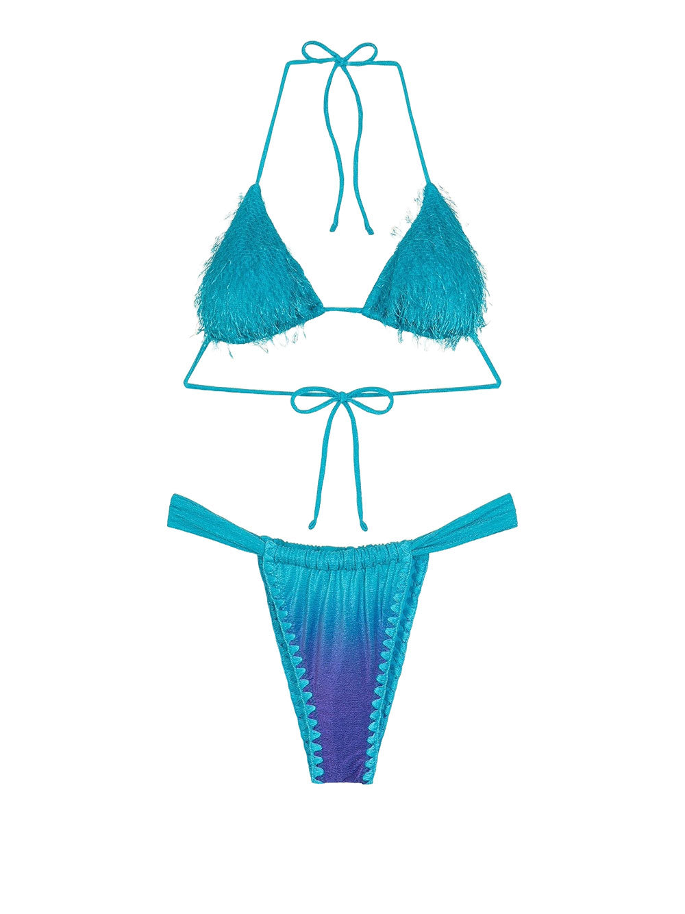 Bikini Set F**K da Donna - Turchese