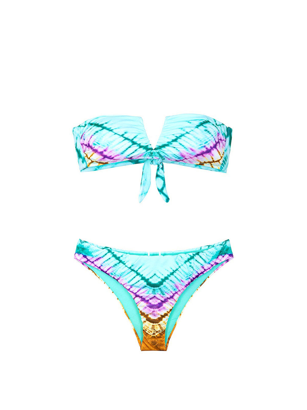 Bikini Set F**K da Donna - Turchese
