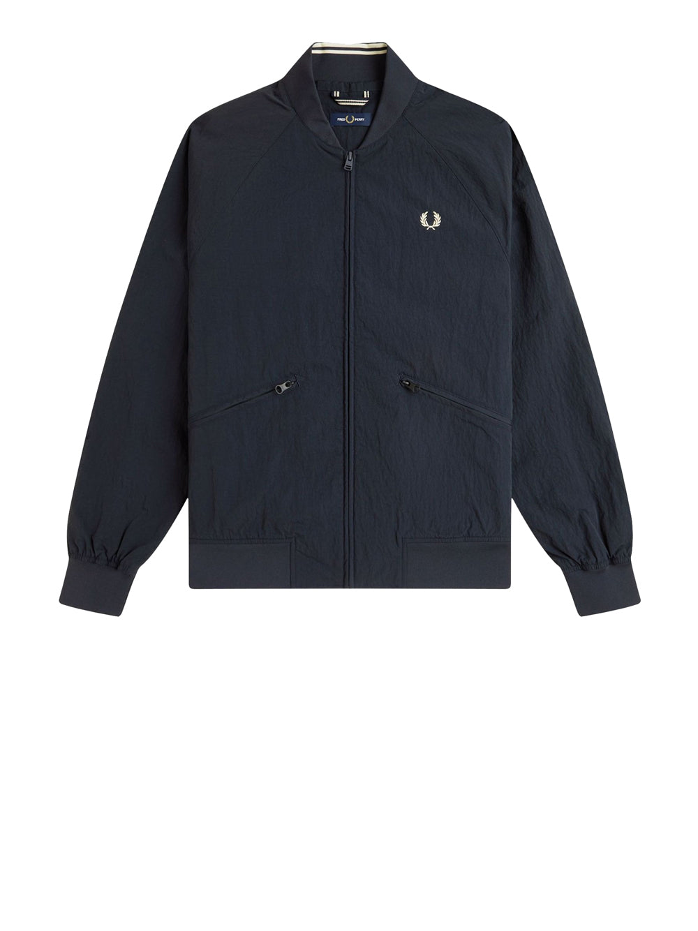 Bomber Fred Perry Textured Tennis da Uomo - Blu