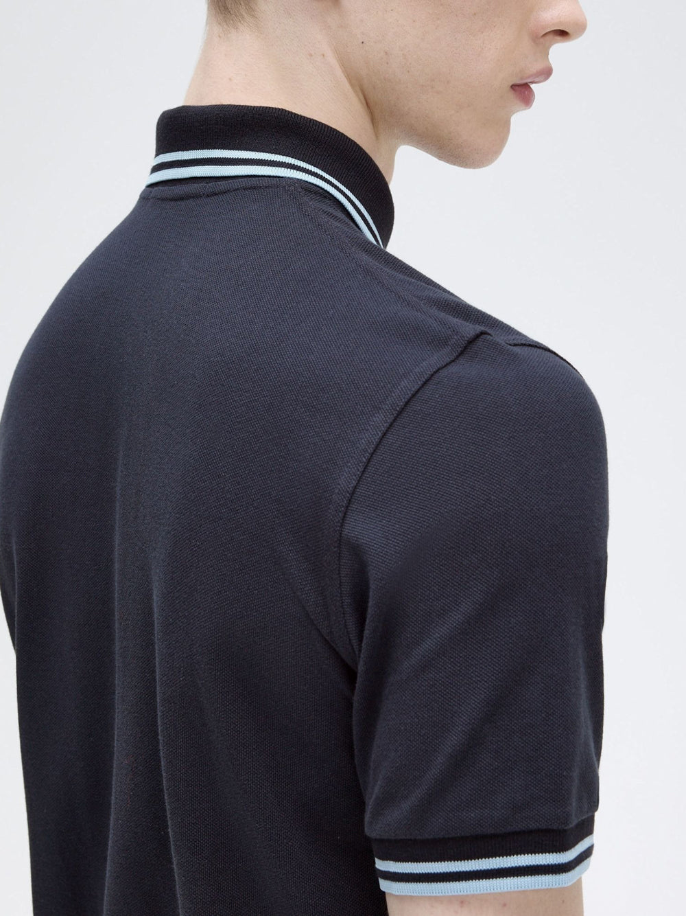 Polo Fred Perry Twin Tipped da Uomo - Blu