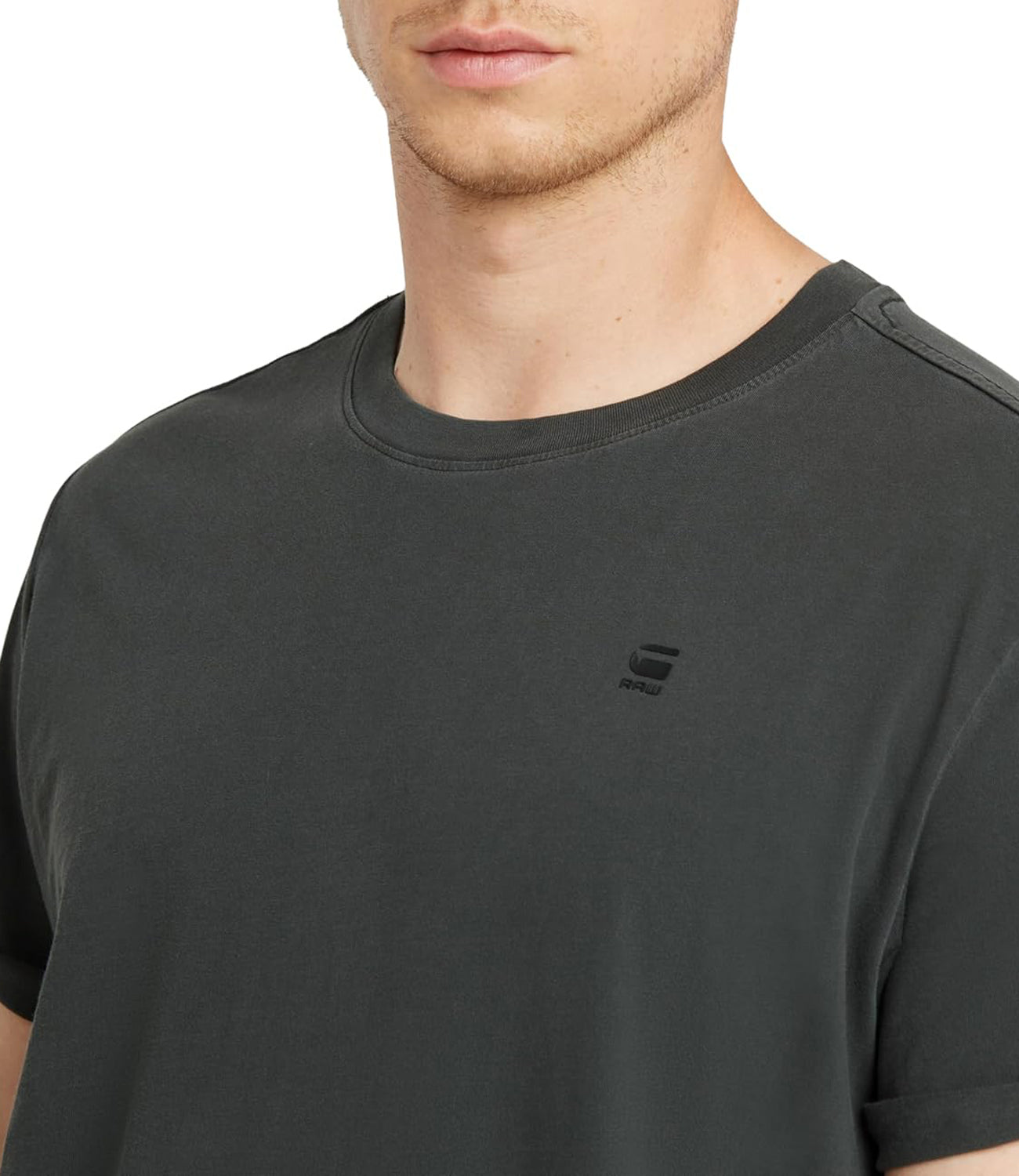 G-Star T-shirt Lash R T S\S Uomo Mod. D16396-2653 B564 Dk Black Gd