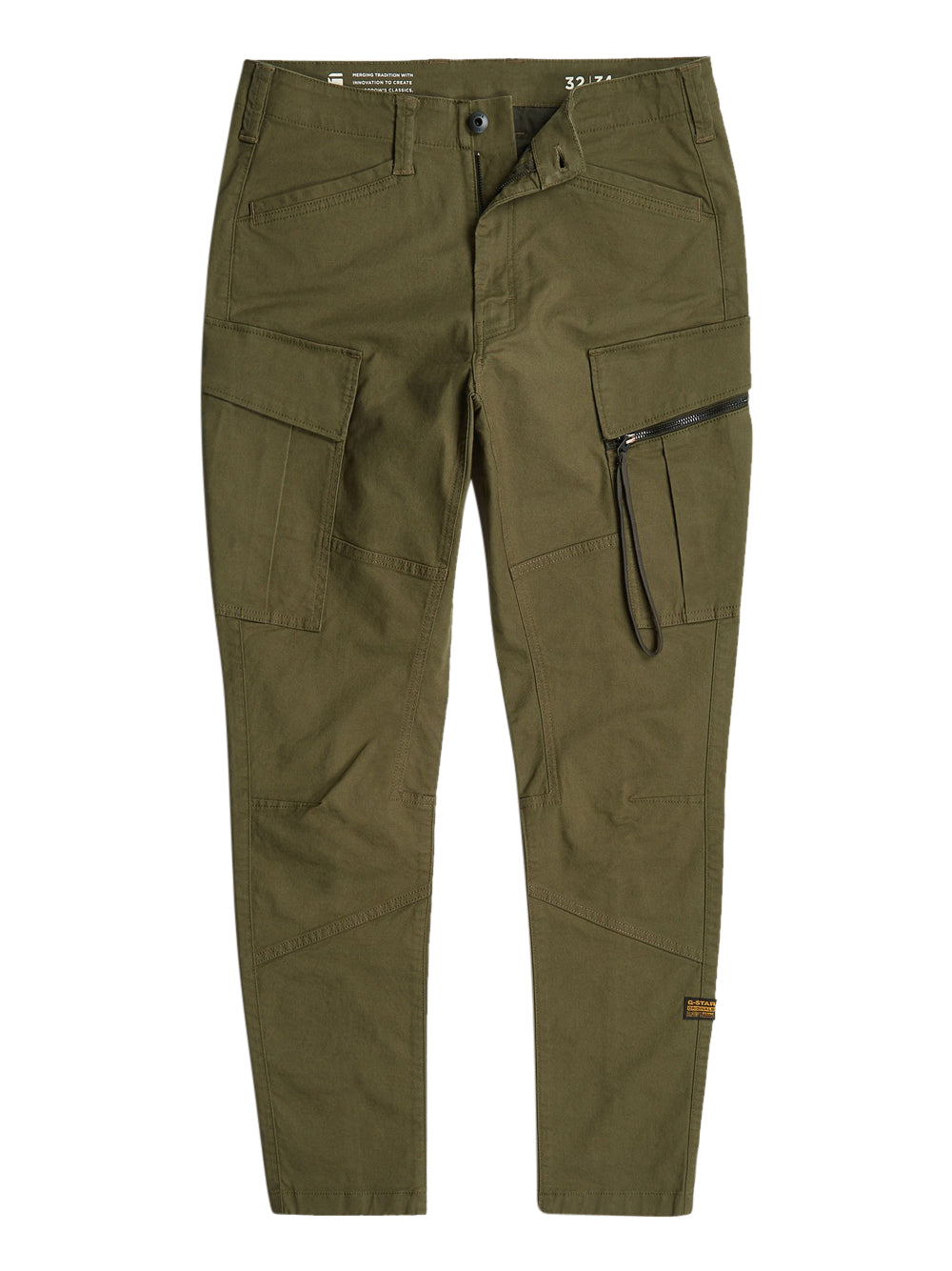Pantalone Cargo G-star da Uomo - Verde