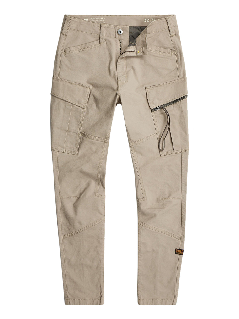 Pantalone Cargo G-star da Uomo - Beige