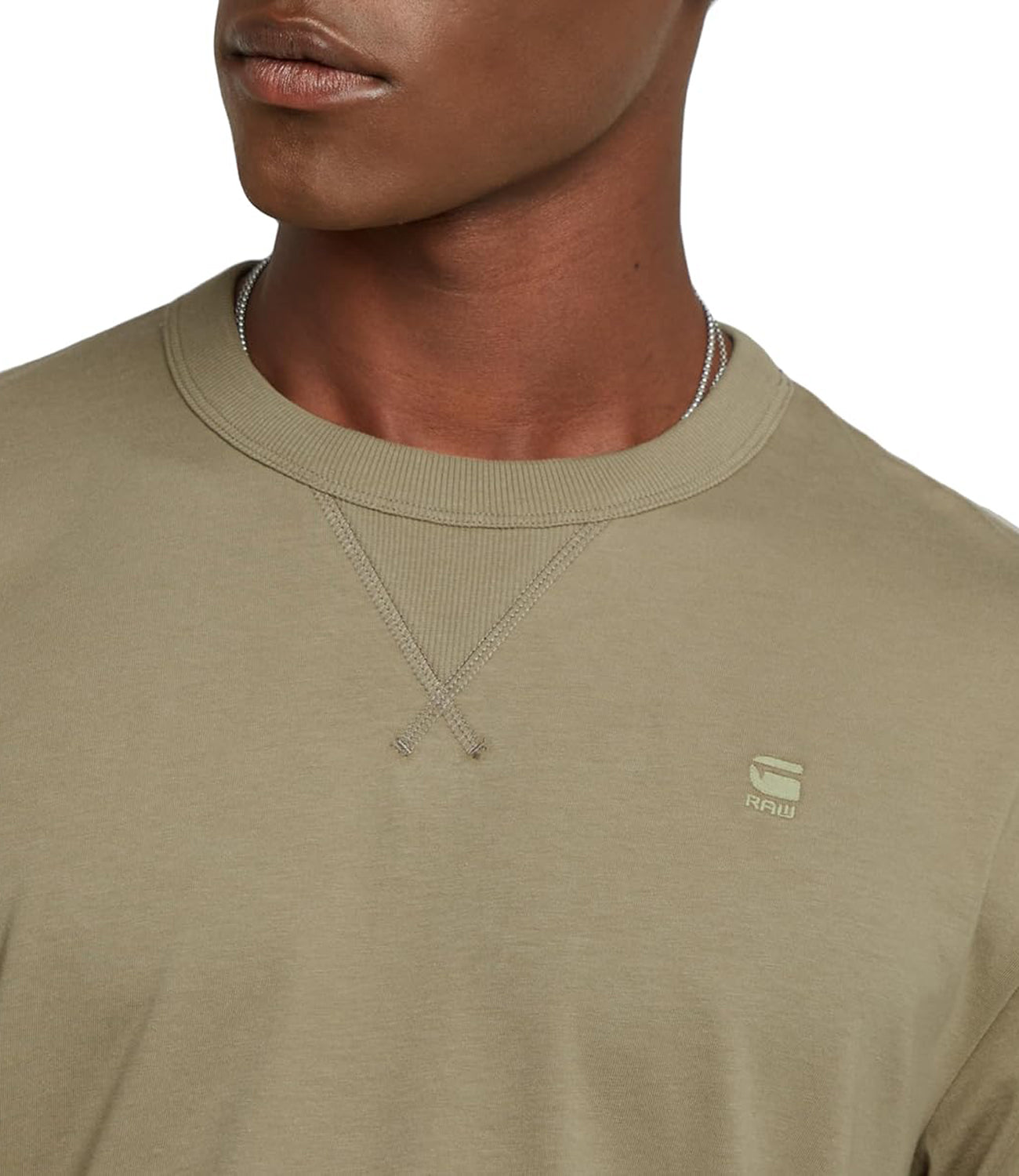 G-Star T-shirt Nifous R T Uomo Mod. D24449-336 6057 Ensis Green