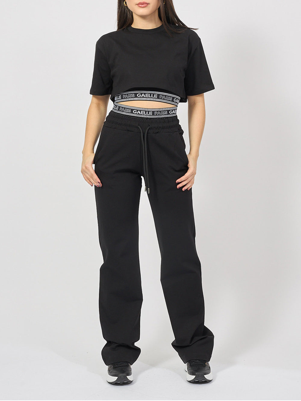 Gaëlle Paris Pantalone Tuta Gaelle da Donna - Nero