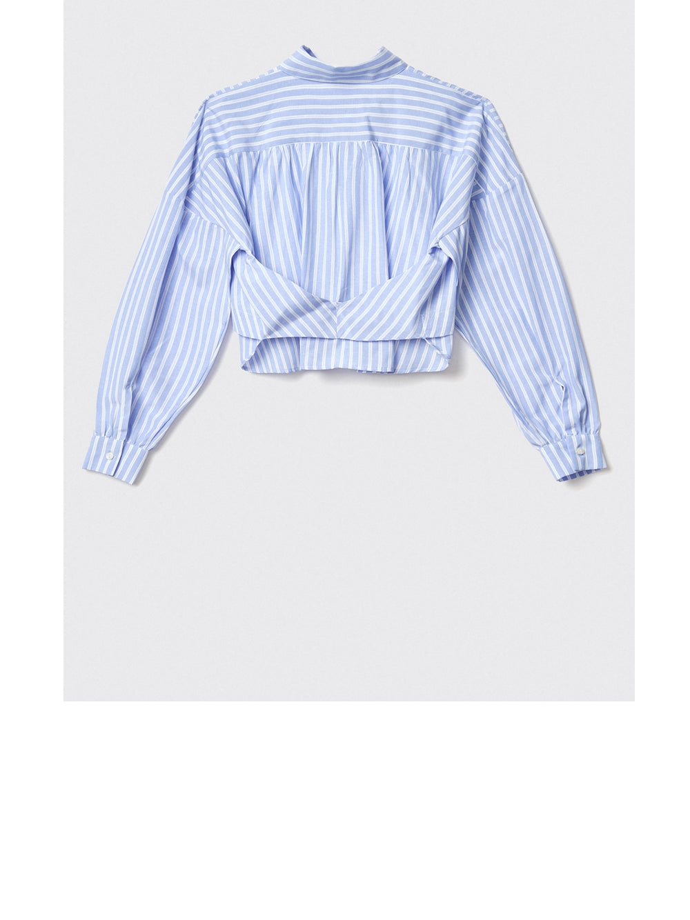Gaëlle Paris Camicia Gaelle Cropped da Donna - Celeste