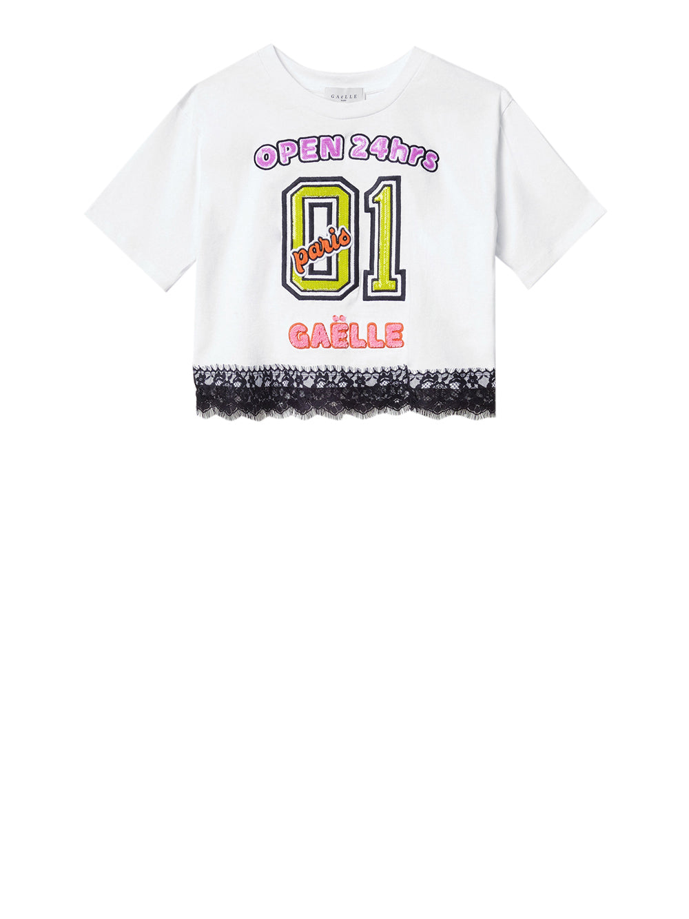 Gaëlle Paris T-shirt Gaelle da Donna - Bianco