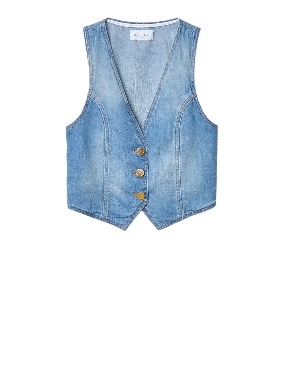 Gaëlle Paris Gilet Gaelle Jeans da Donna - Denim