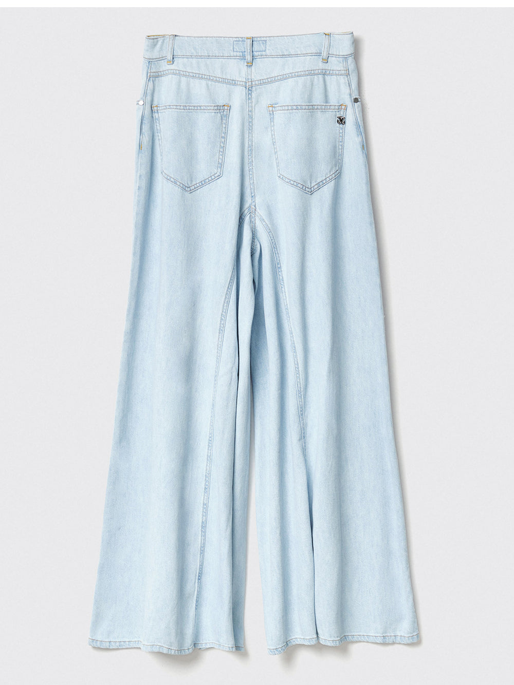 Gaëlle Paris Pantalone Palazzo Gaelle da Donna - Denim