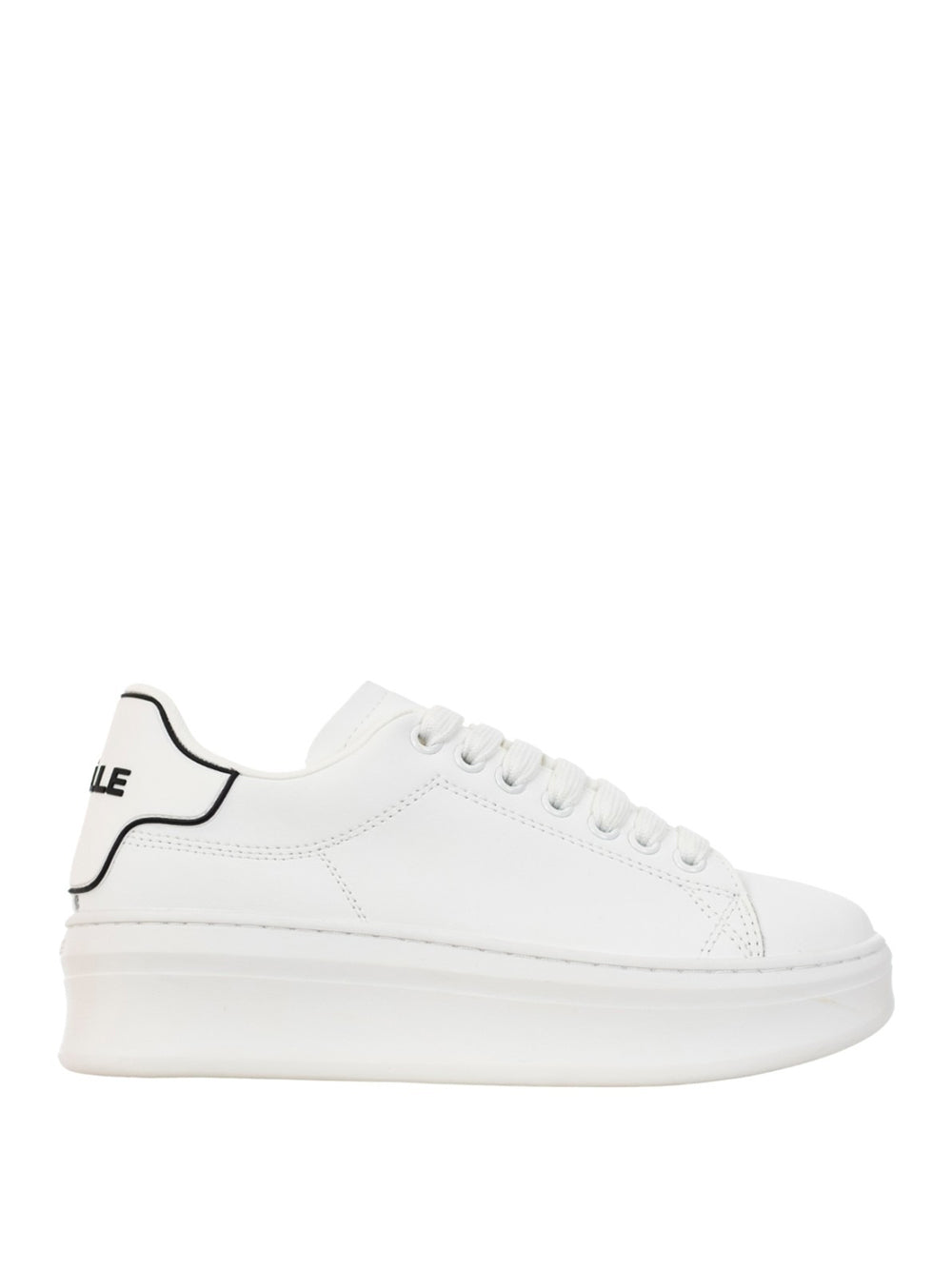 Gaëlle Paris Sneakers Gaelle Addict In Action Leather da Donna - Bianco