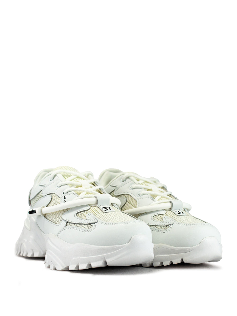 Gaëlle Paris Sneakers Gaelle Runner In Mesh da Donna - Bianco
