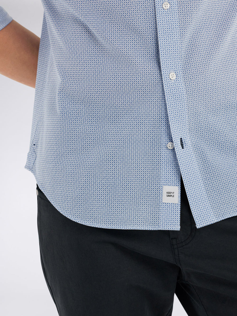 Camicia Classica Gas da Uomo - Celeste