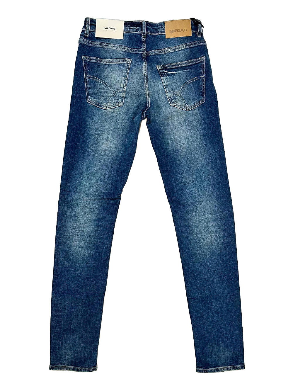 Jeans Slim Gas da Uomo - Denim