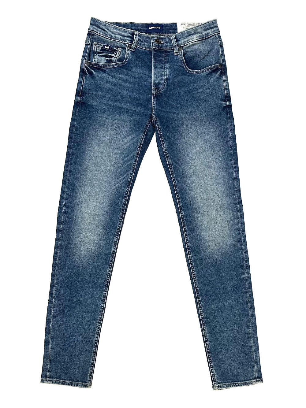 Jeans Slim Gas da Uomo - Denim