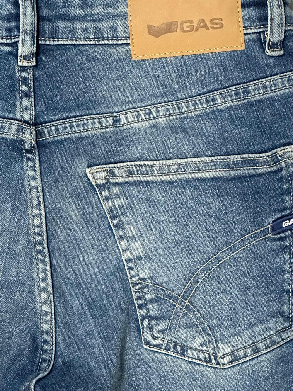 Jeans Slim Gas da Uomo - Denim