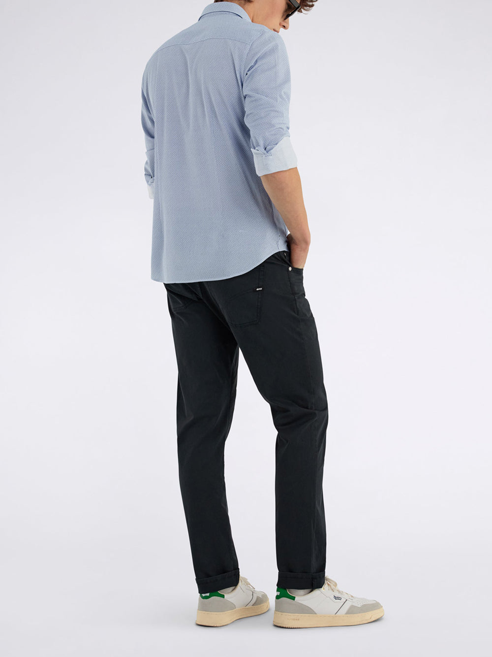Pantalone Slim Gas Albert Simple Rev da Uomo - Blu