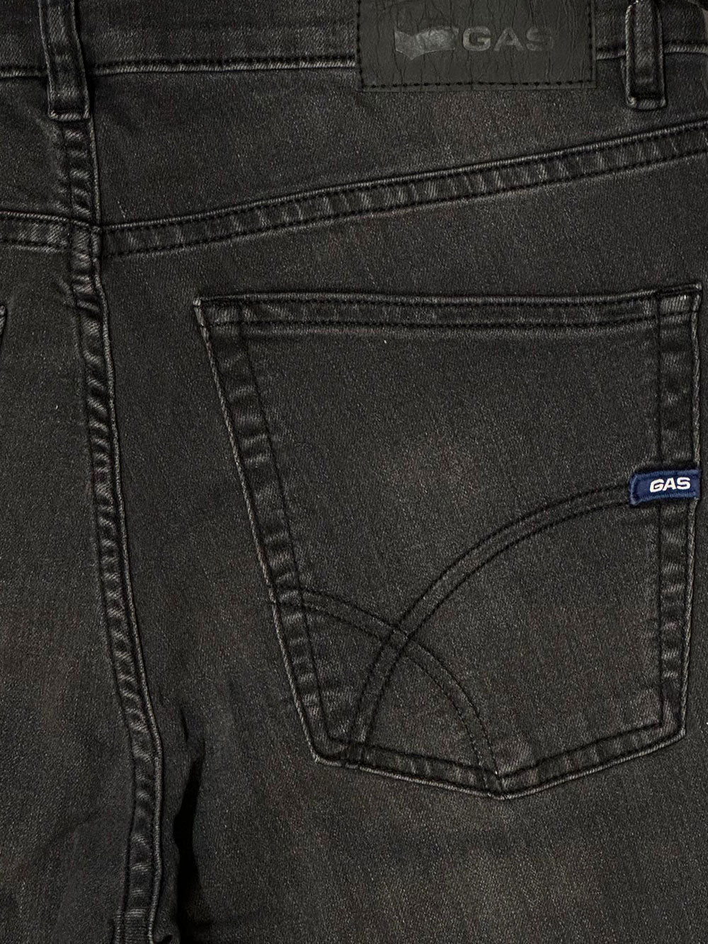 Jeans Slim Gas da Uomo - Nero