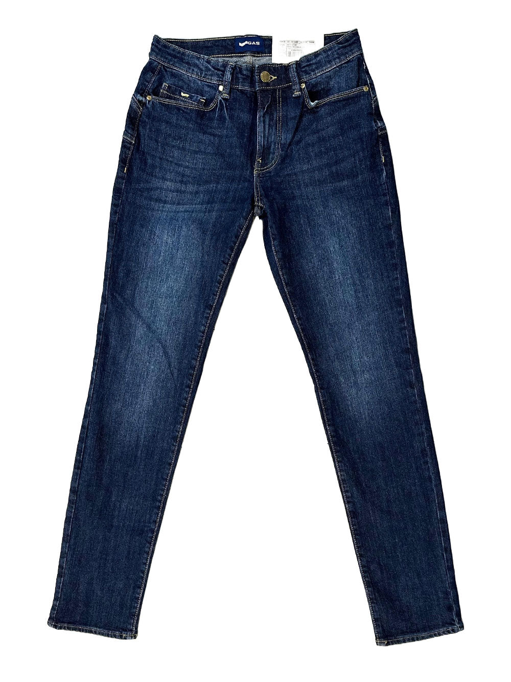 Jeans Slim Gas Britty Up da Donna - Denim