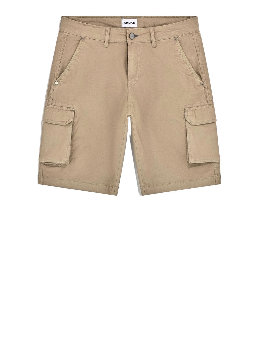 Bermuda Casual Gas Cargo Bob Gym da Uomo - Beige